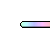a line of rainbow colors. the colors are soft, like the ghost's colors.